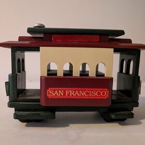 SAN FRANCISCO MUSIC BOX CO CABLE CAR TROLLEY MUSIC BOX WORKS CALIFORNIA STREET